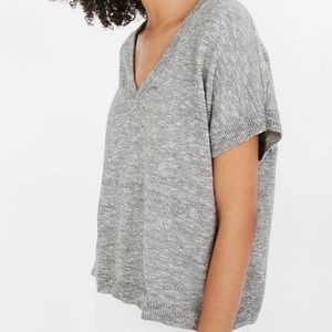 Madewell sweater top shirt grey xs